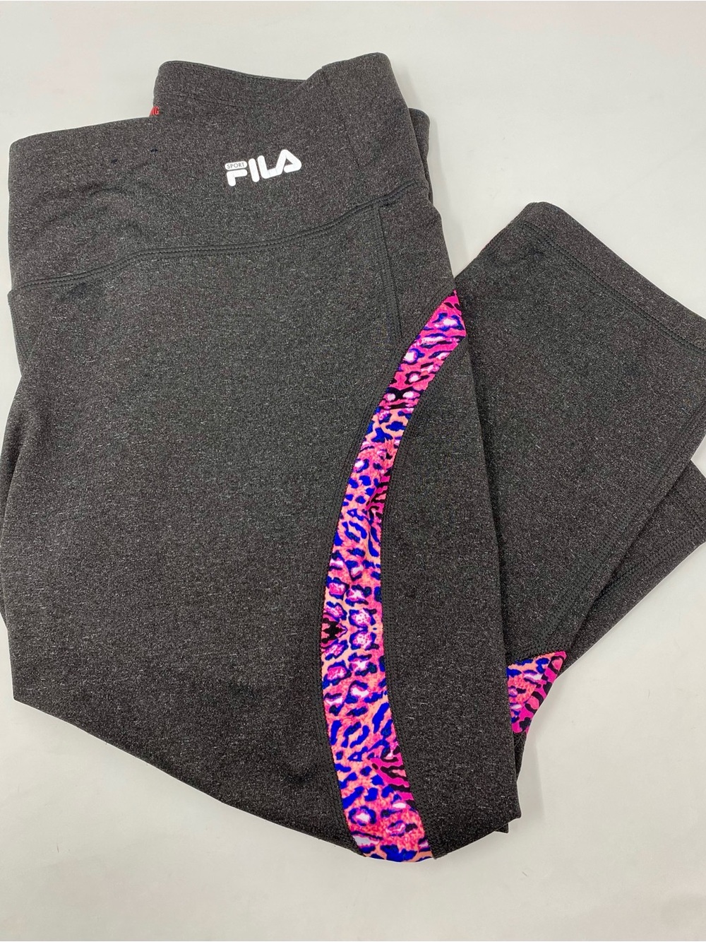 Women’s FILA Leggings with Pink Accent Size Large